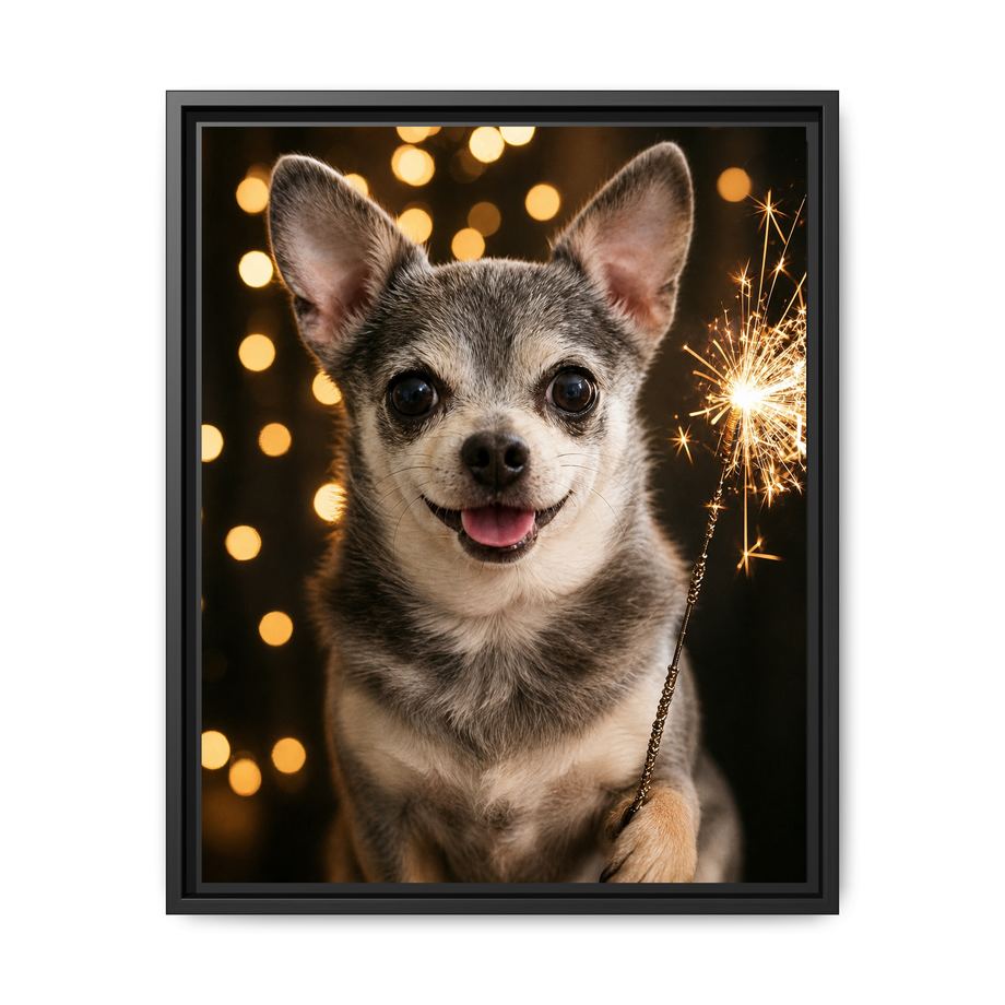 Framed 16x20 Black front