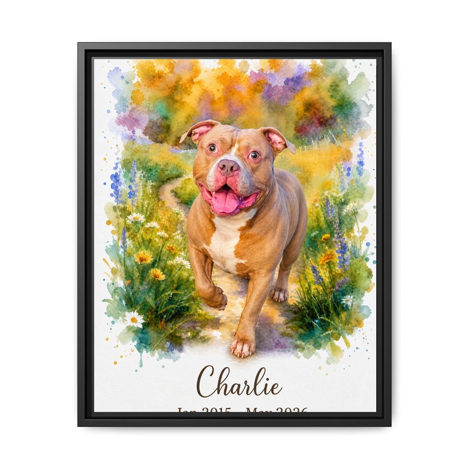 Framed 16x20 Black front