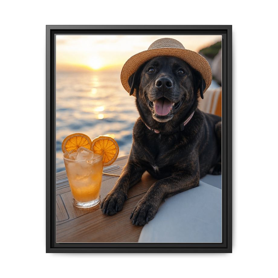 Framed 16x20 Black front
