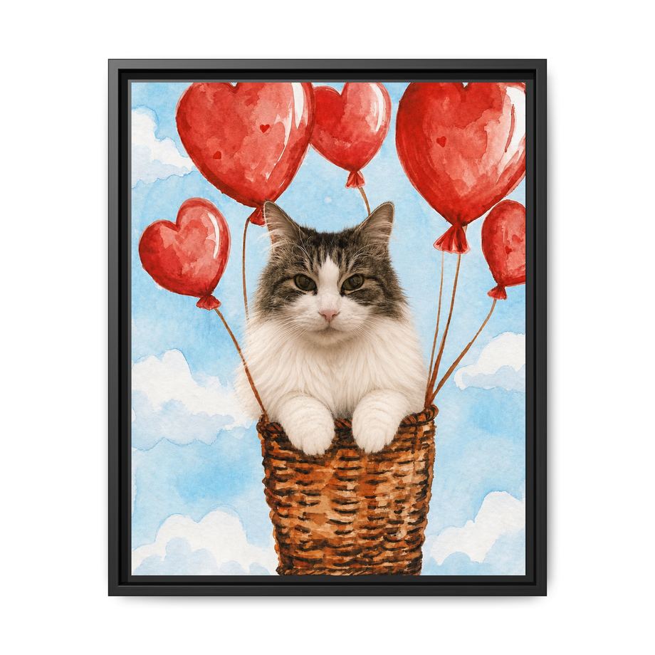 Framed 16x20 Black front