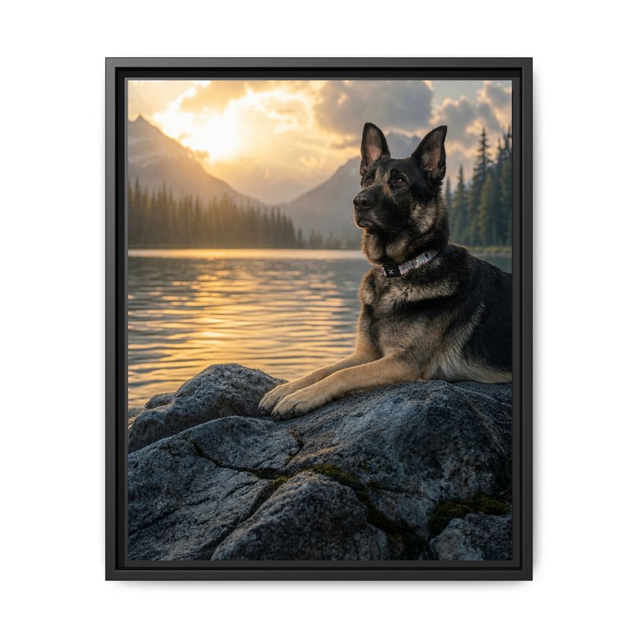 Framed 16x20 Black front
