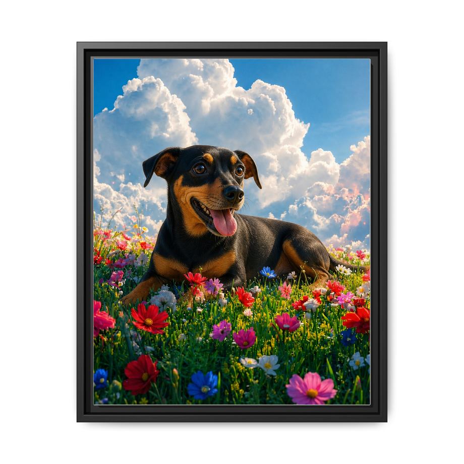 Framed 16x20 Black front