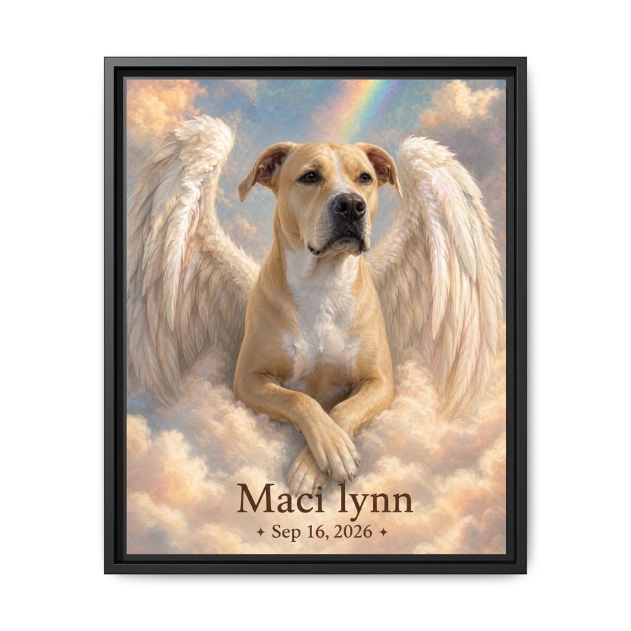 Framed 16x20 Black front