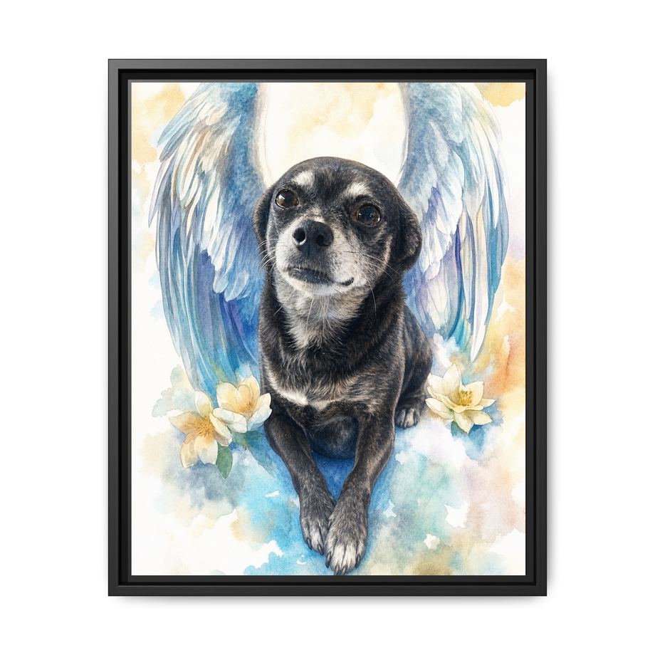 Framed 16x20 Black front