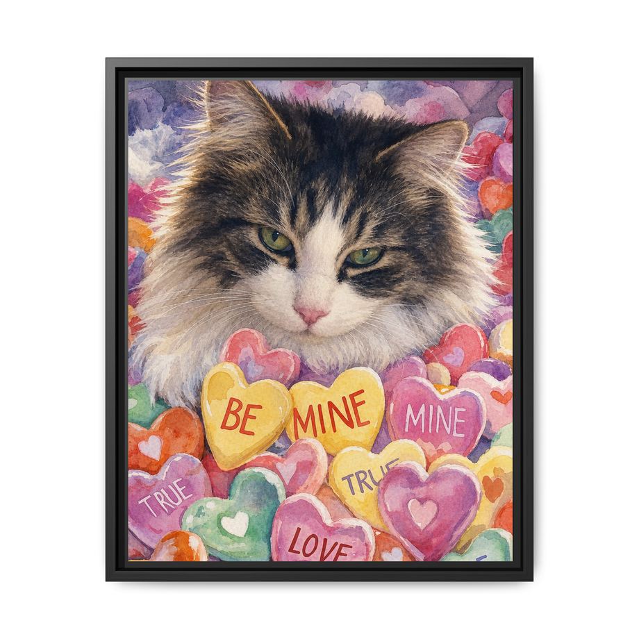 Framed 16x20 Black front