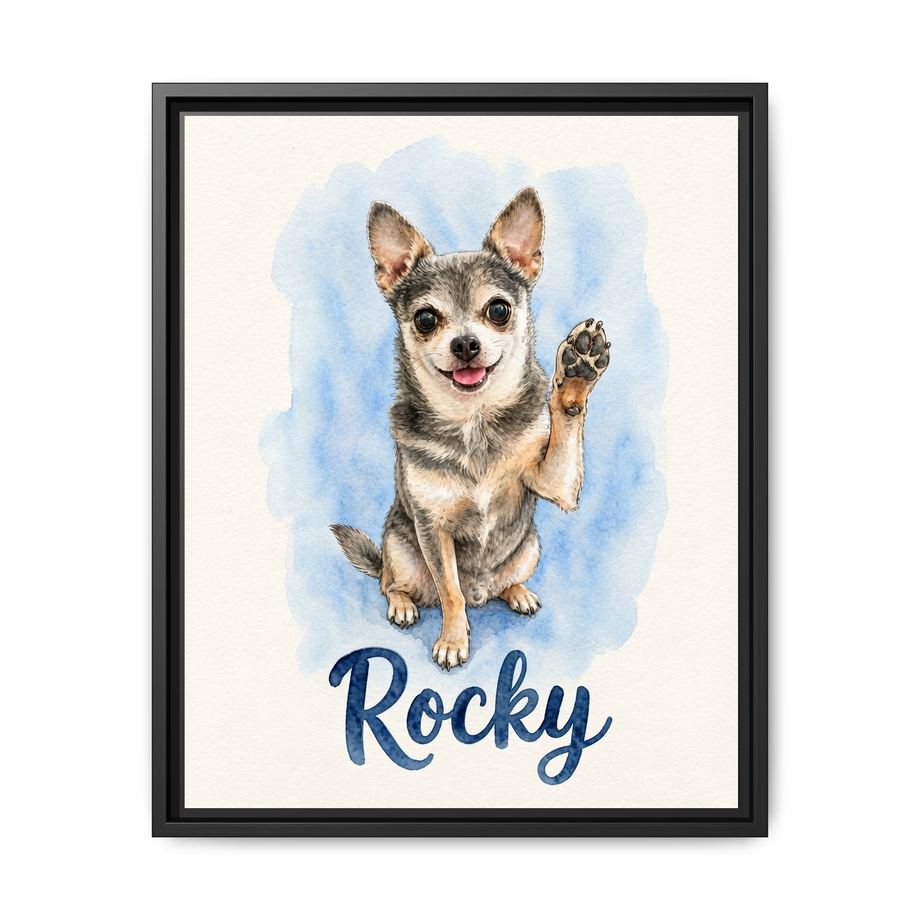 Framed 16x20 Black front
