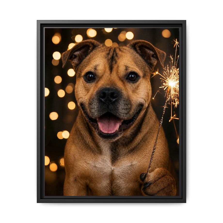 Framed 16x20 Black front