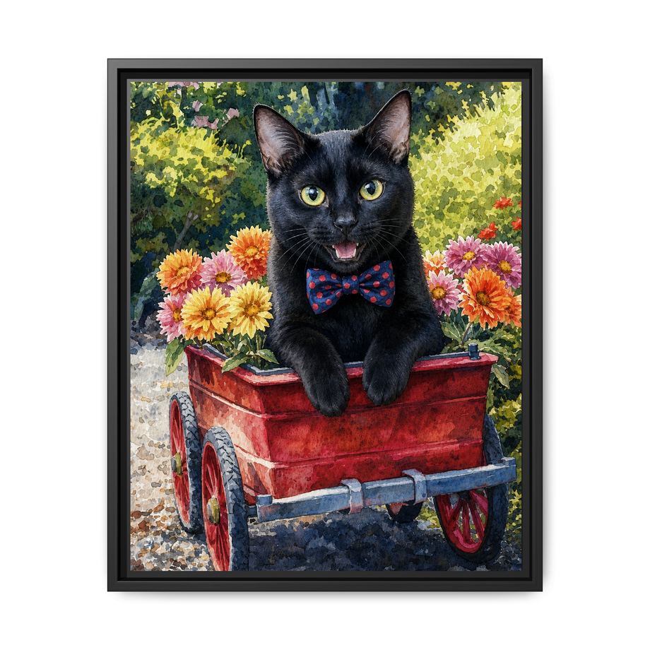 Framed 16x20 Black front