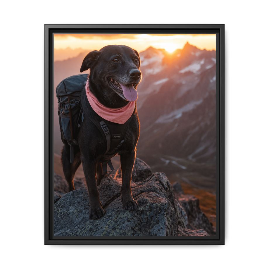Framed 16x20 Black front