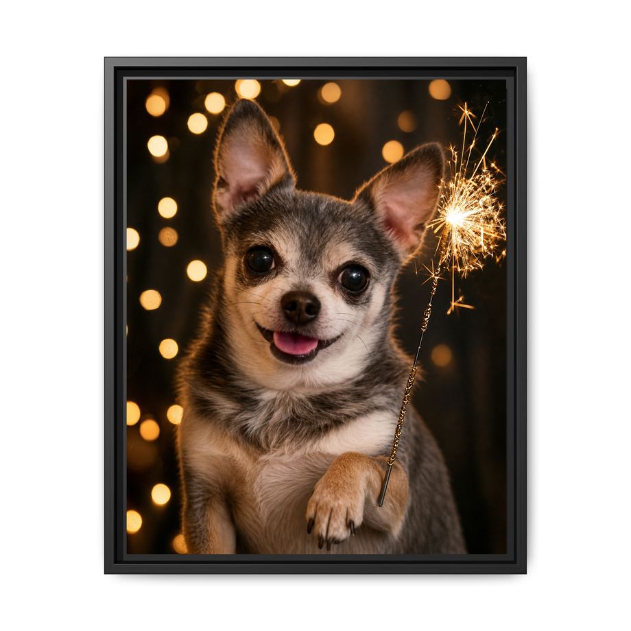 Framed 16x20 Black front