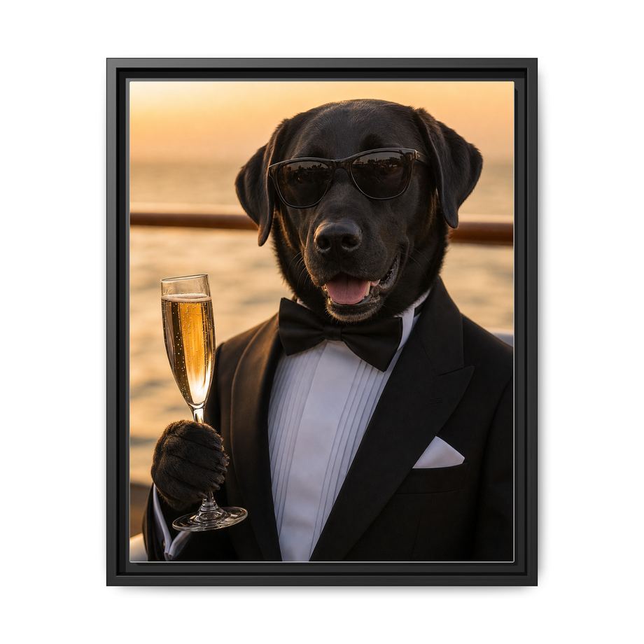 Framed 16x20 Black front