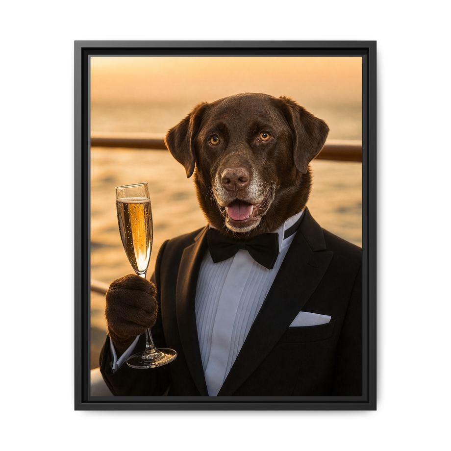 Framed 16x20 Black front