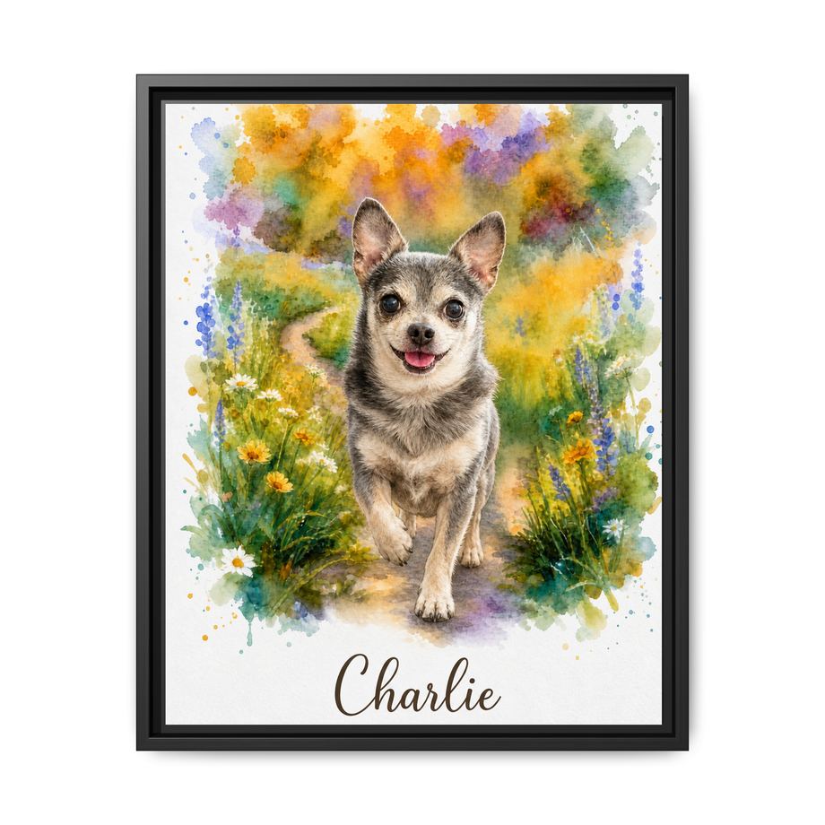 Framed 16x20 Black front