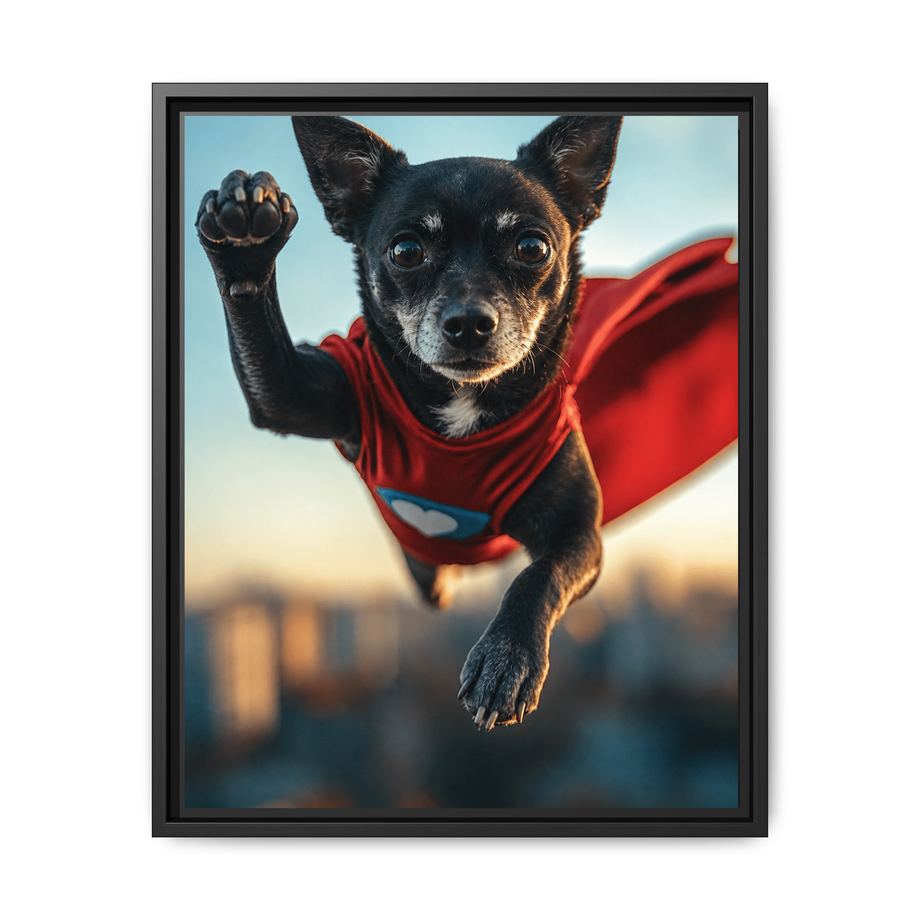 Framed 16x20 Black front
