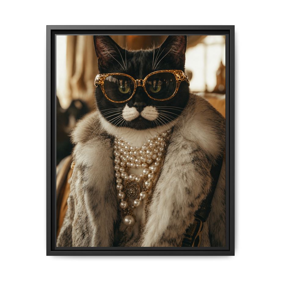 Framed 16x20 Black front