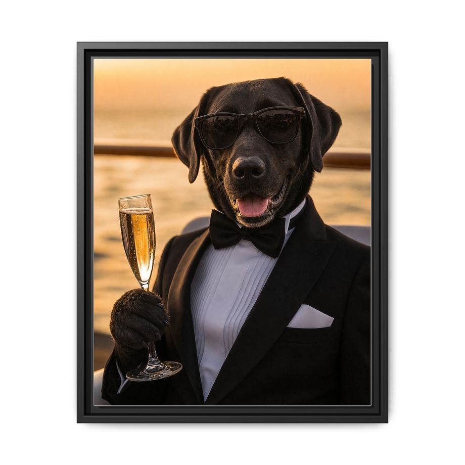 Framed 16x20 Black front