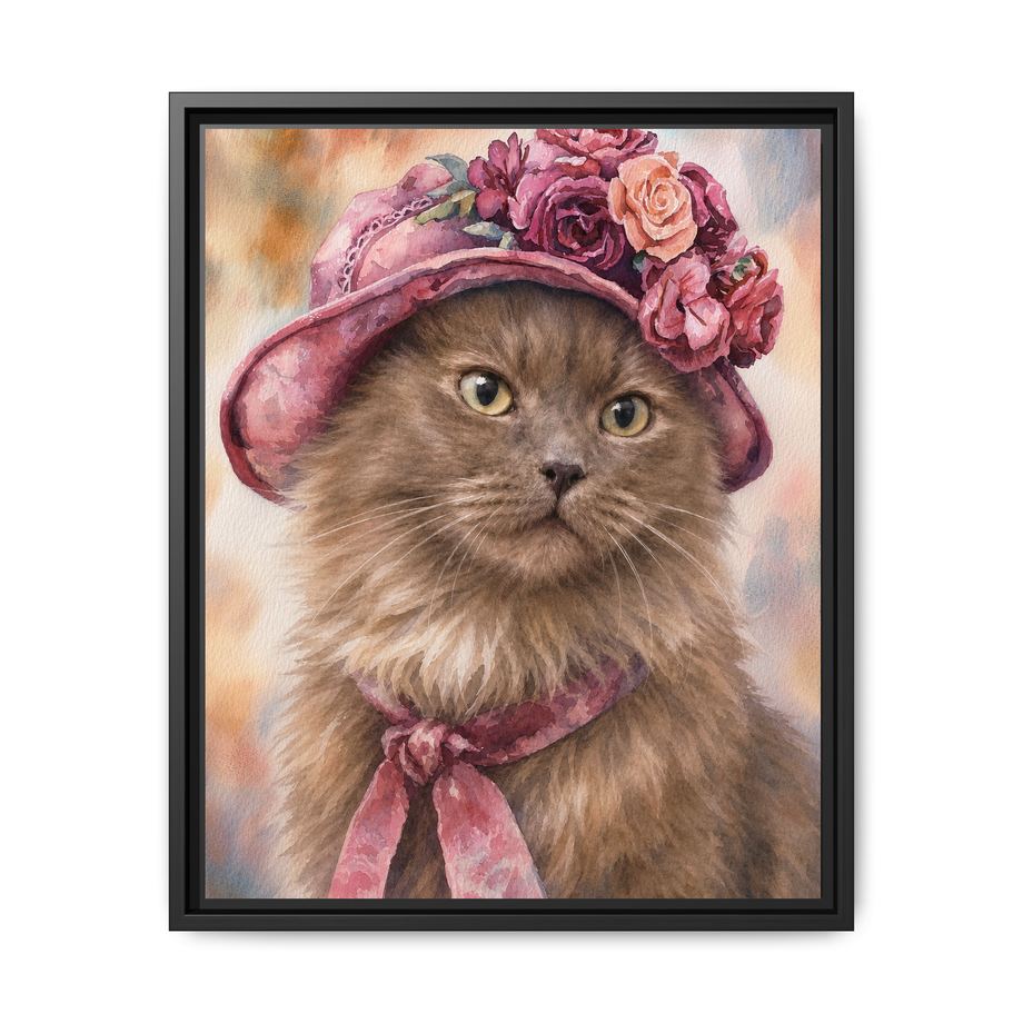 Framed 16x20 Black front