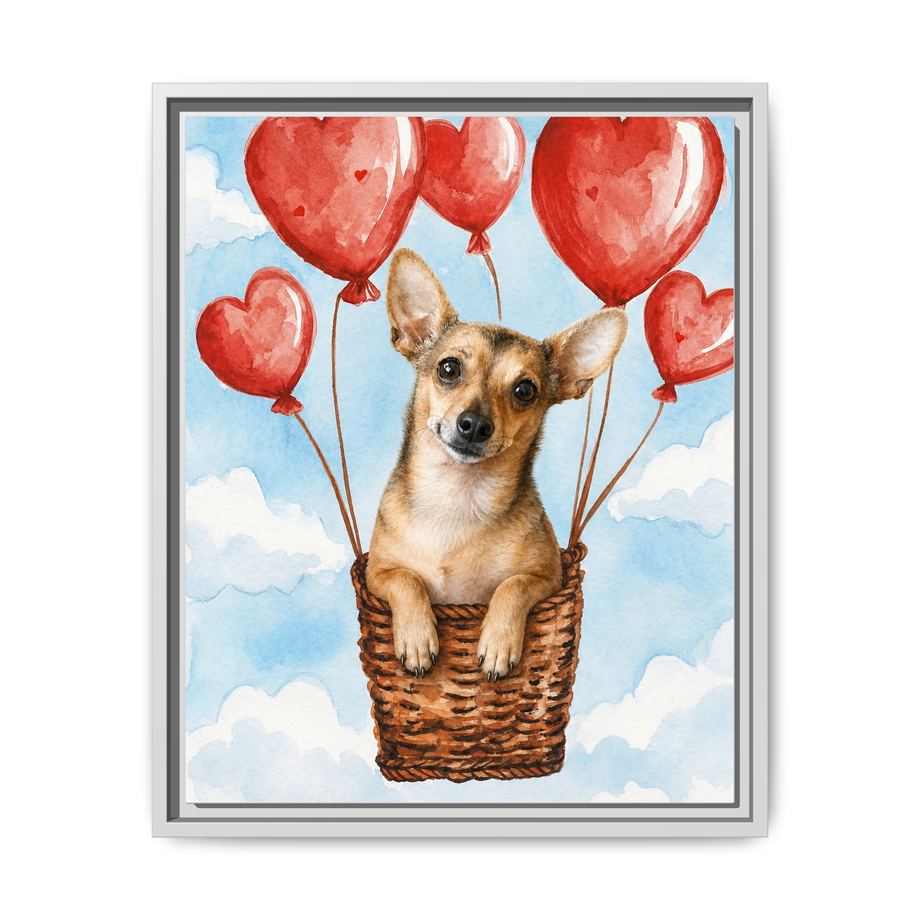 Framed 16x20 White front