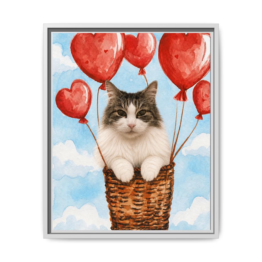 Framed 16x20 White front
