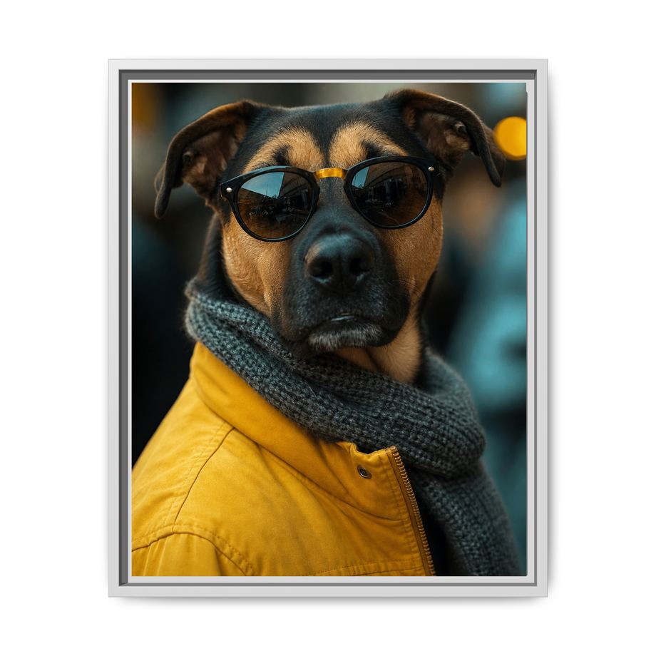 Framed 16x20 White front