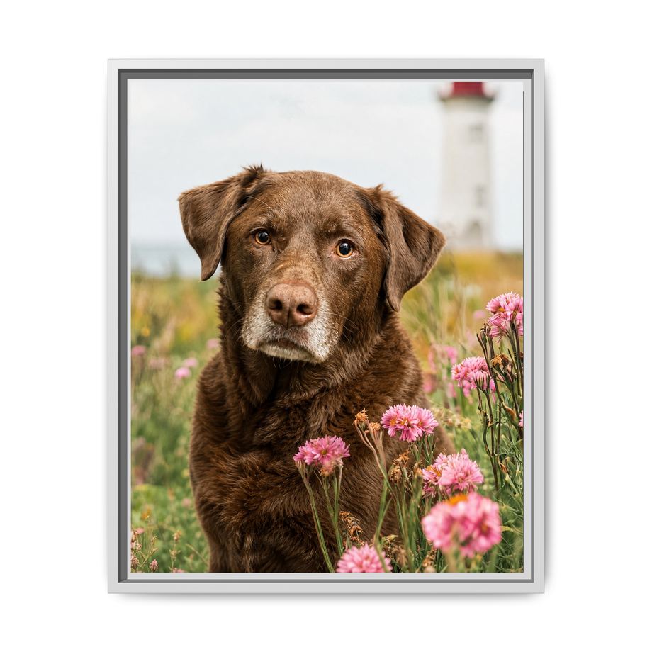 Framed 16x20 White front