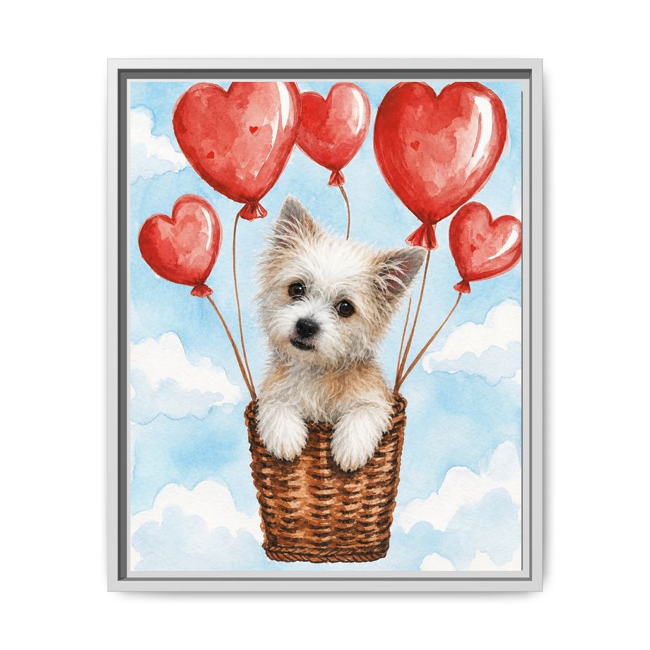 Framed 16x20 White front