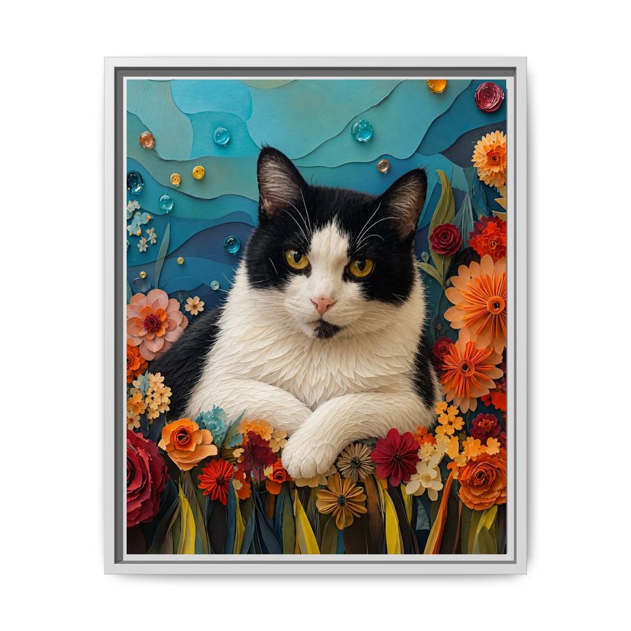 Framed 16x20 White front