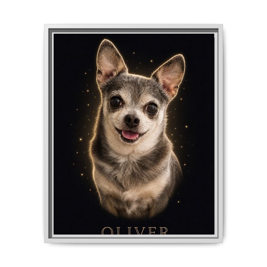 Framed 16x20 White front