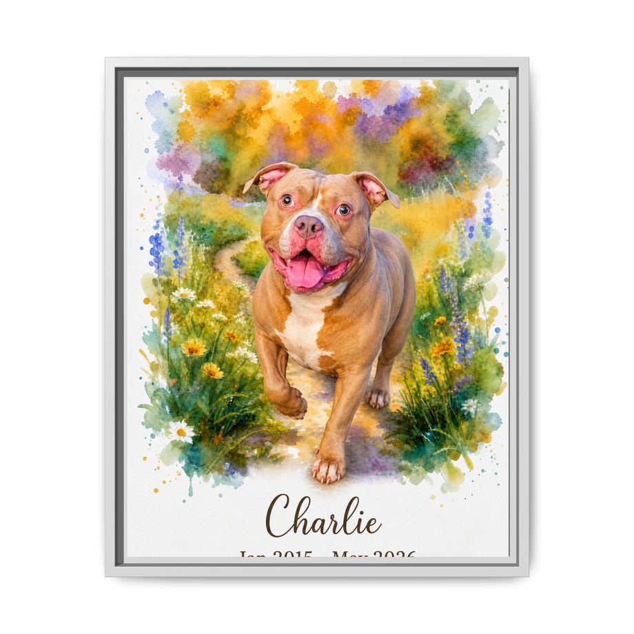 Framed 16x20 White front