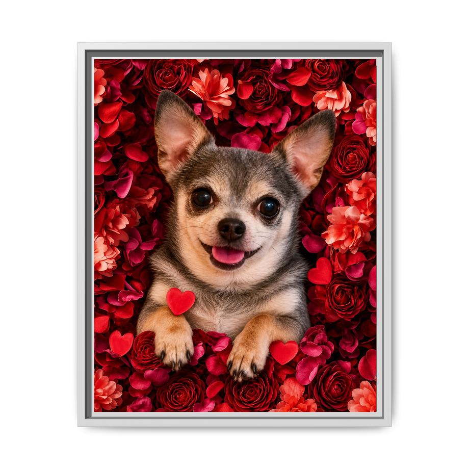Framed 16x20 White front
