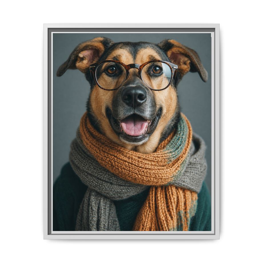 Framed 16x20 White front