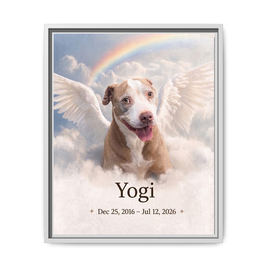 Framed 16x20 White front