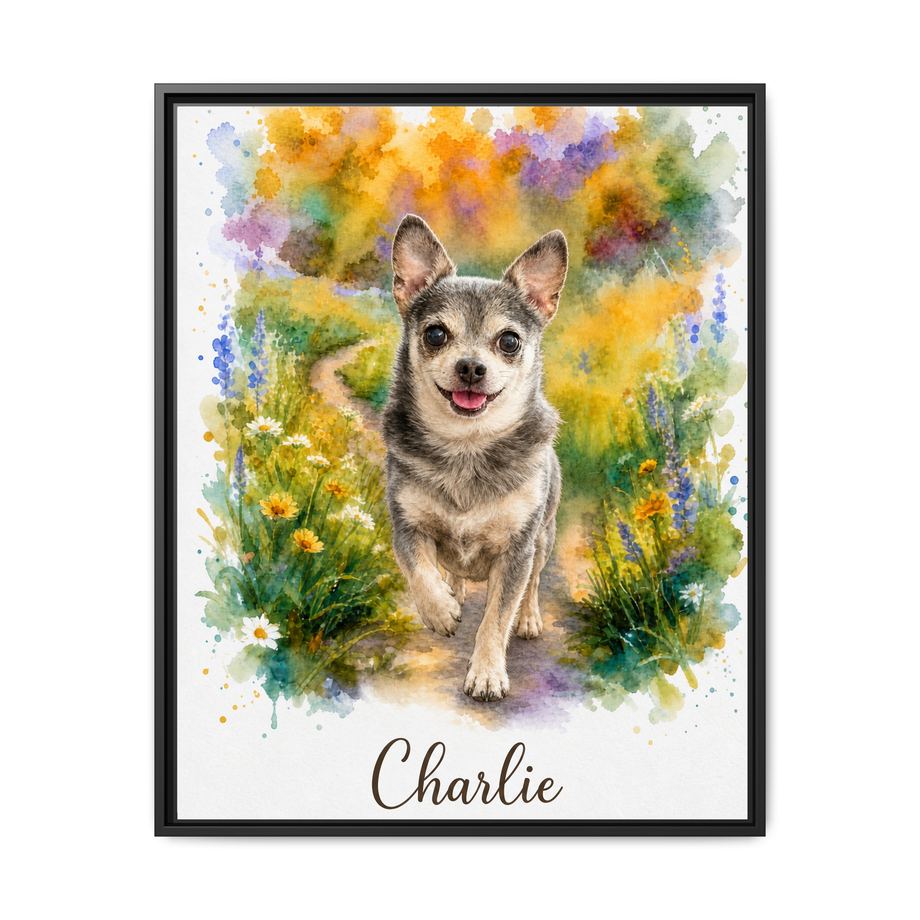 Framed 24x30 Black front