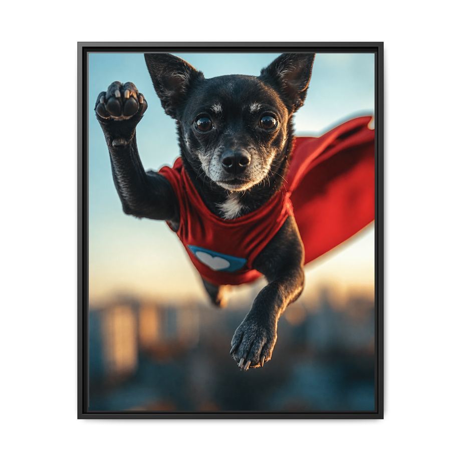 Framed 24x30 Black front
