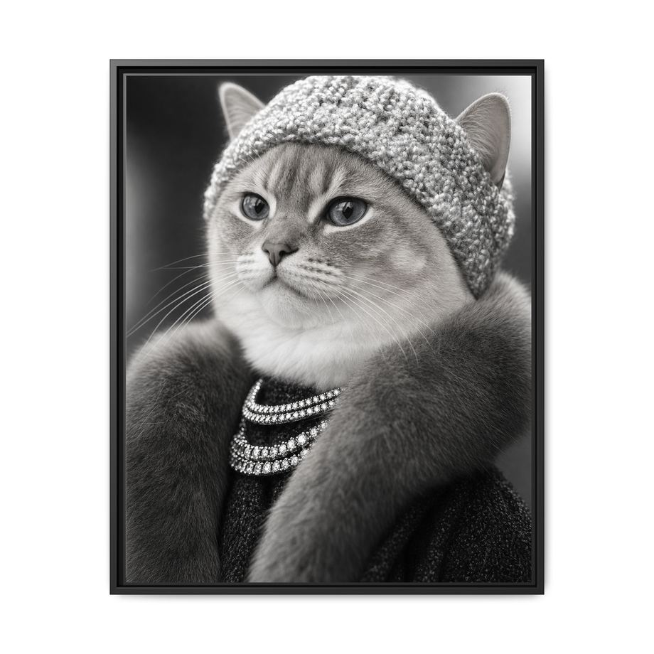 Framed 24x30 Black front