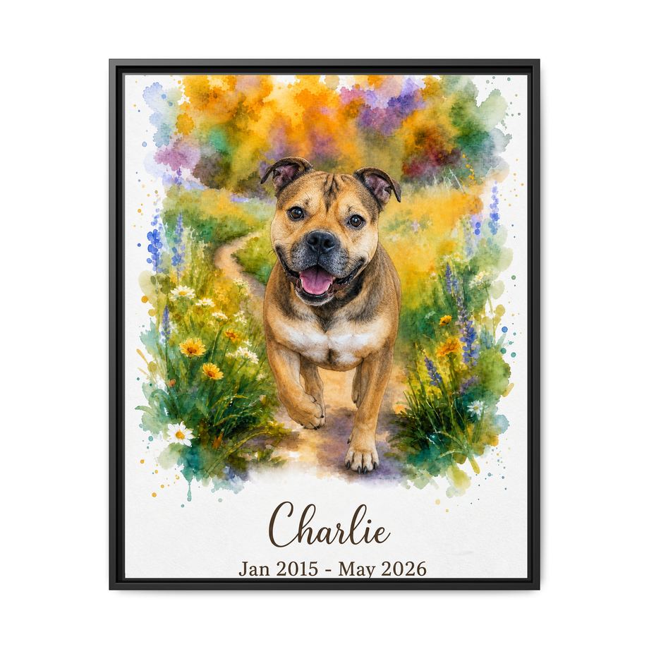 Framed 24x30 Black front
