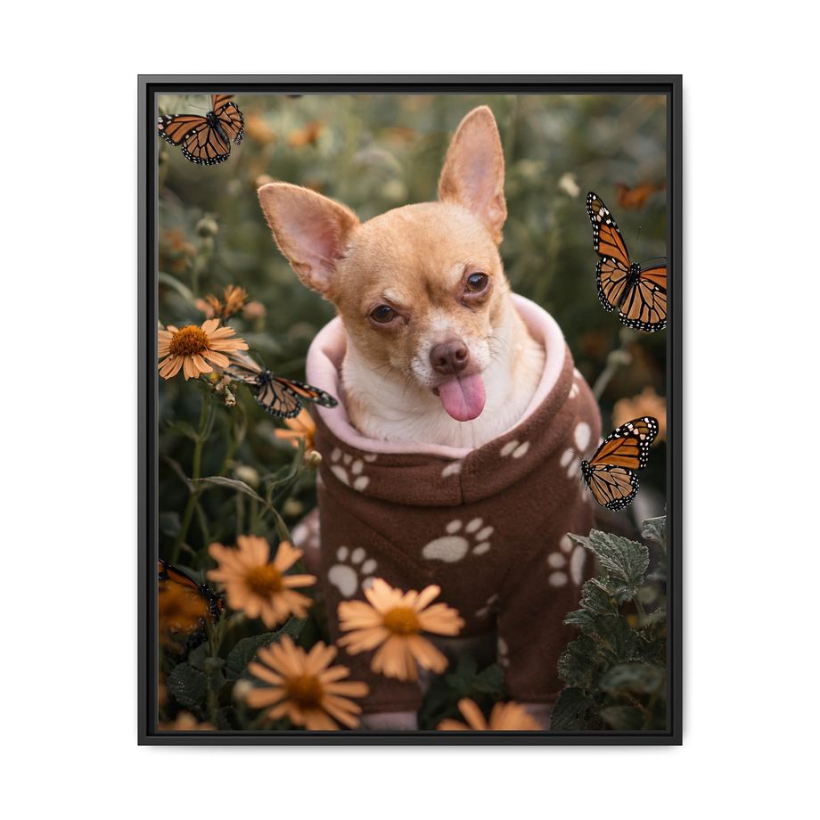 Framed 24x30 Black front