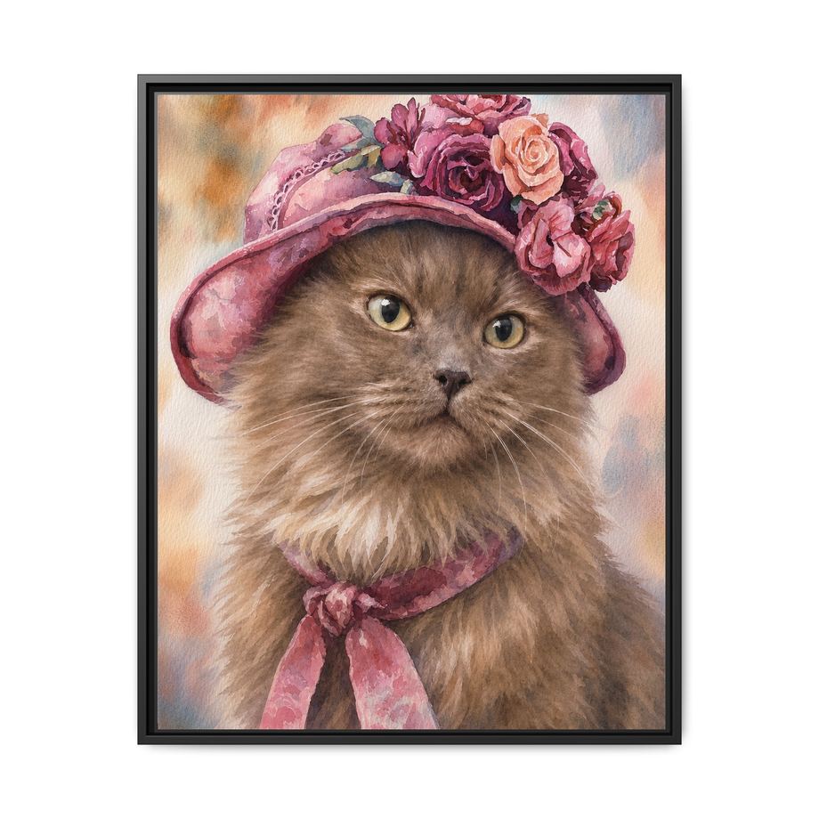 Framed 24x30 Black front