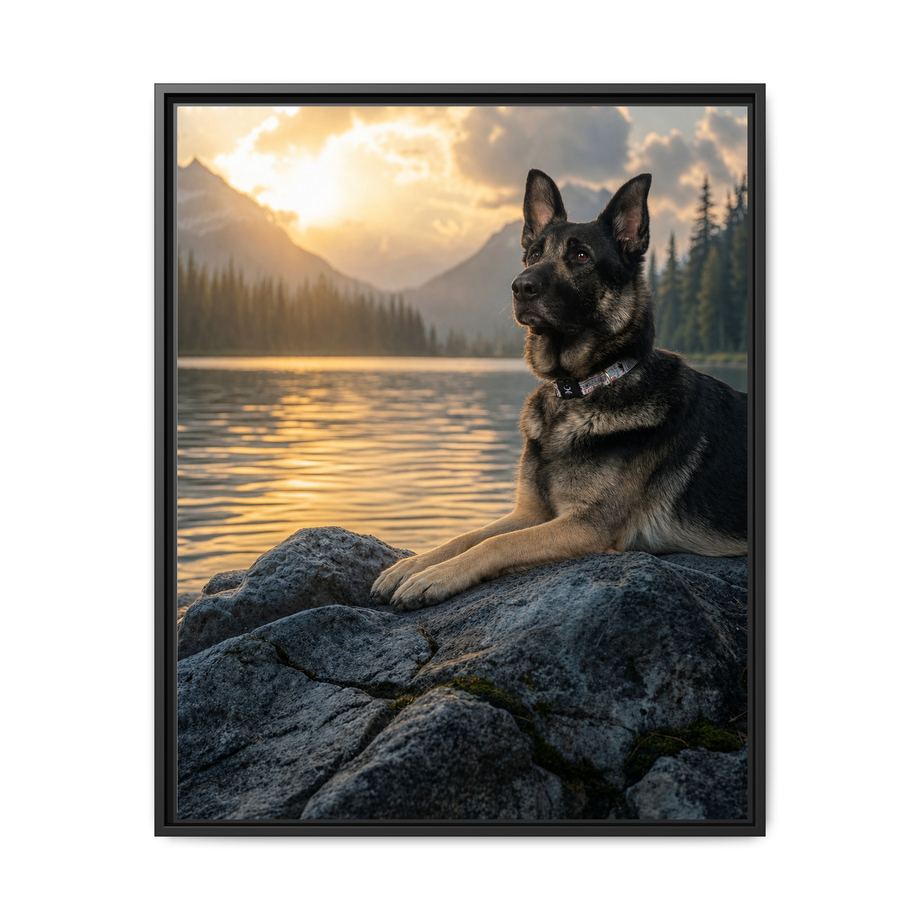 Framed 24x30 Black front