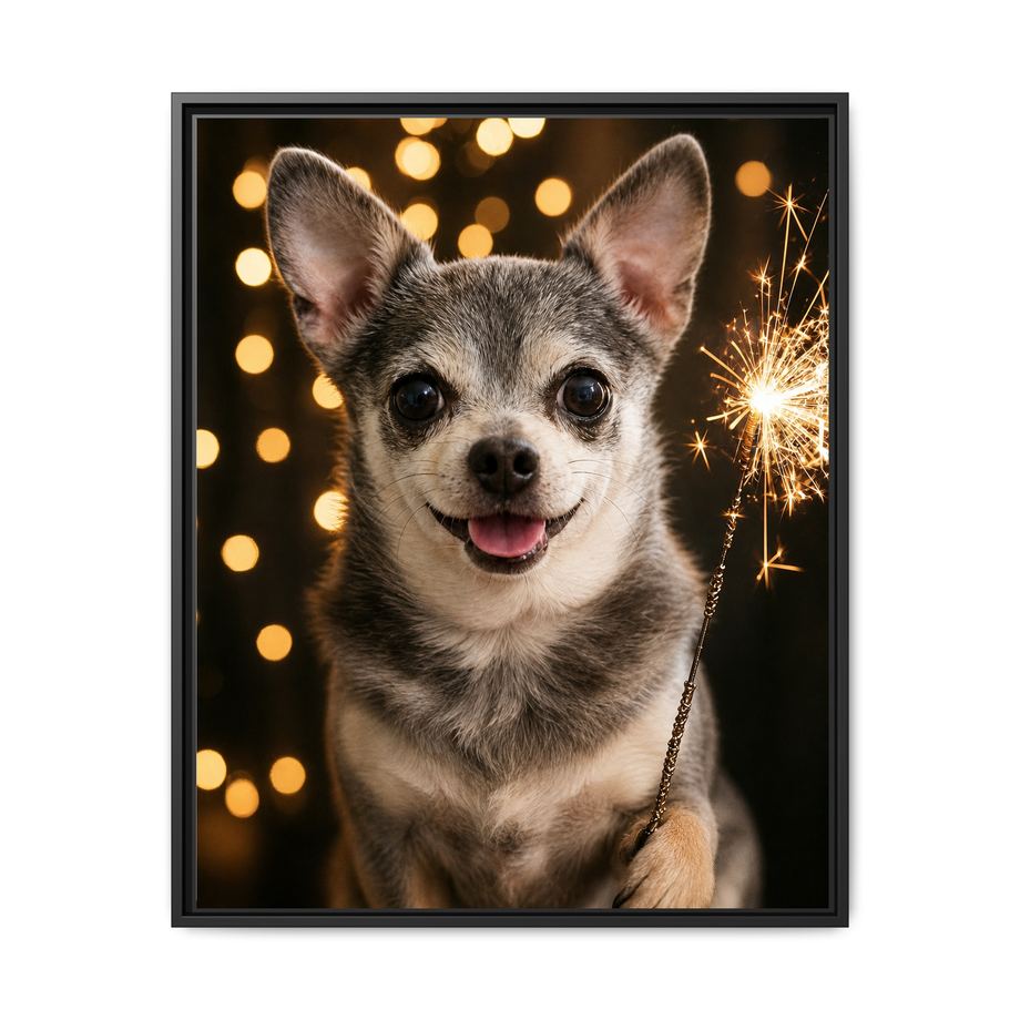 Framed 24x30 Black front