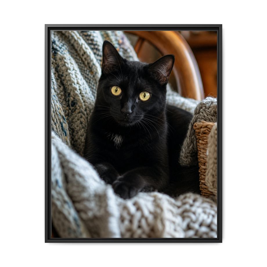 Framed 24x30 Black front
