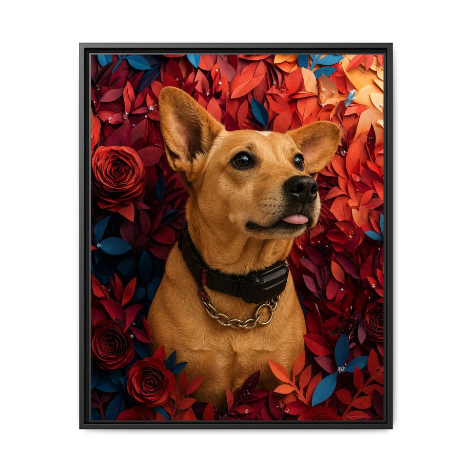 Framed 24x30 Black front