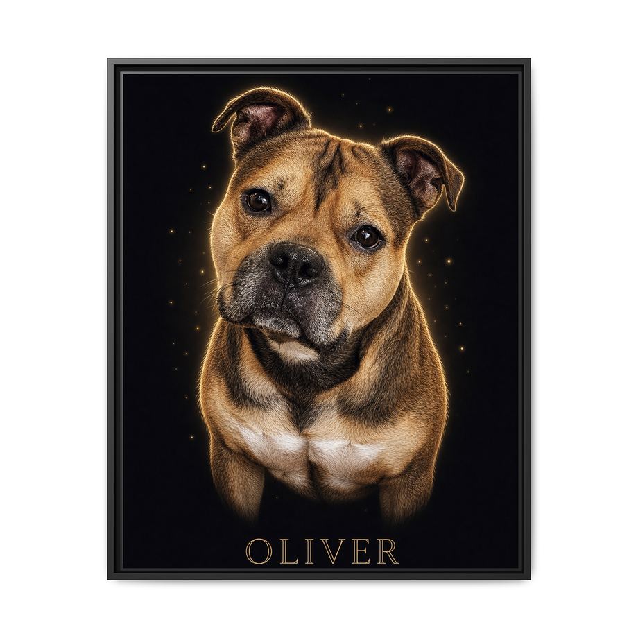 Framed 24x30 Black front