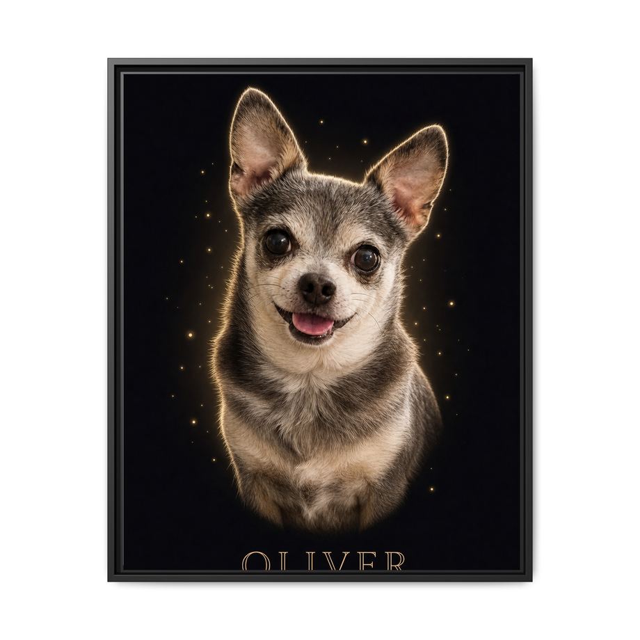 Framed 24x30 Black front