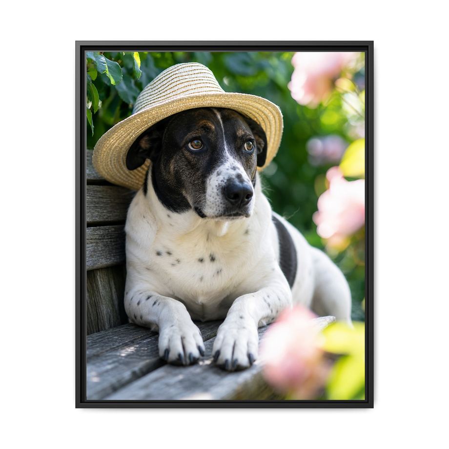 Framed 24x30 Black front