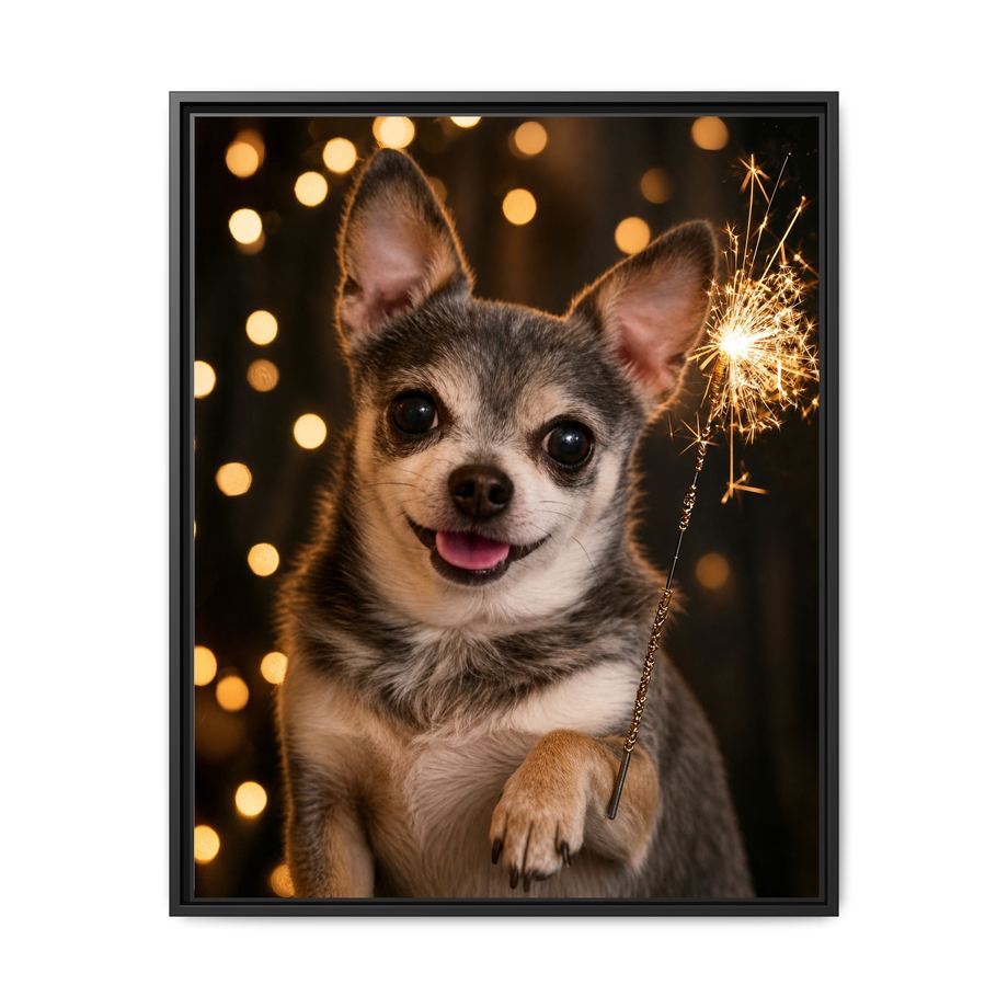 Framed 24x30 Black front