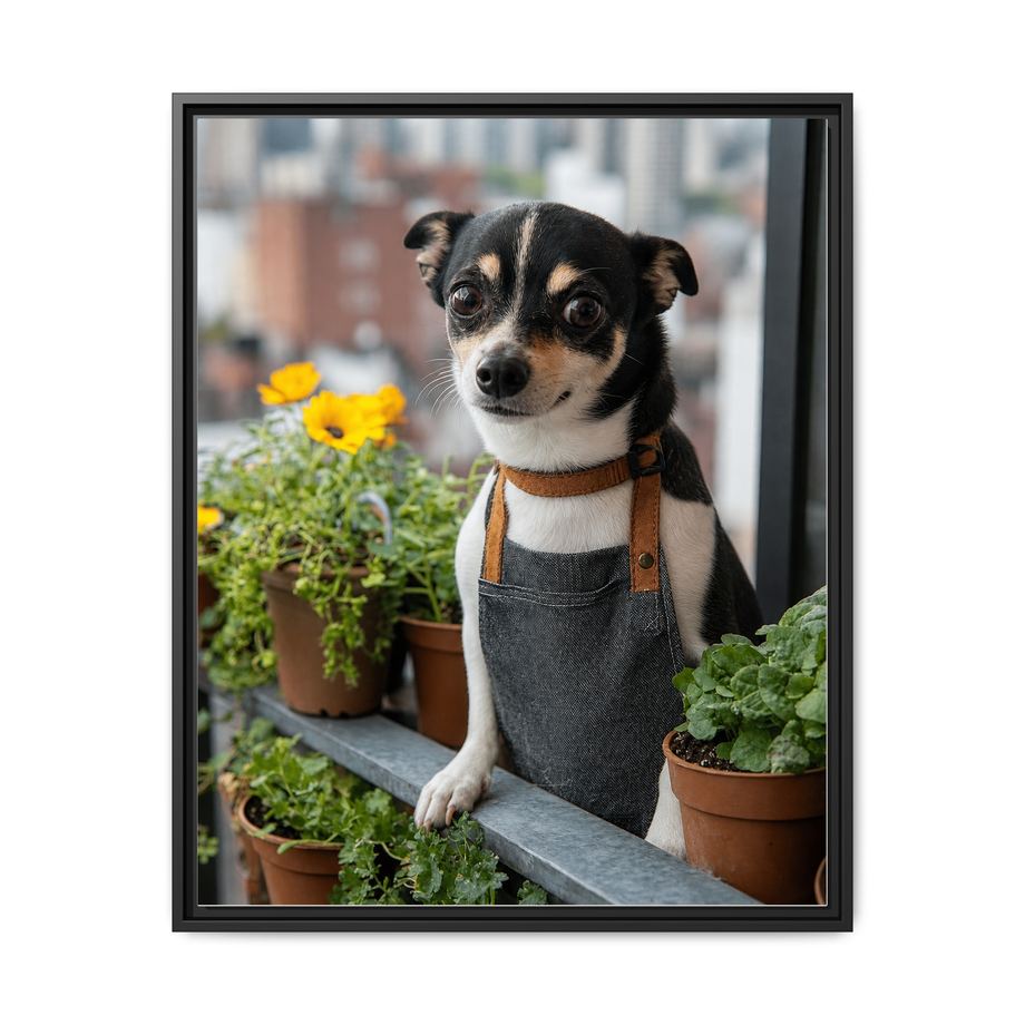 Framed 24x30 Black front