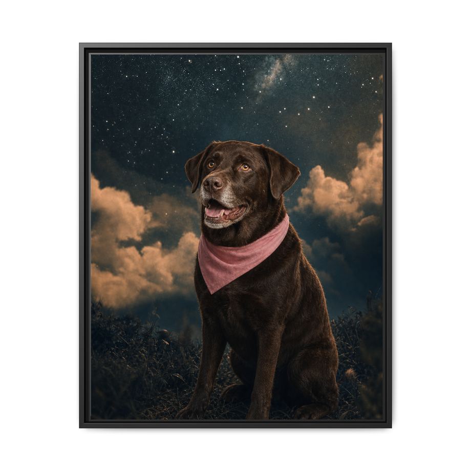 Framed 24x30 Black front