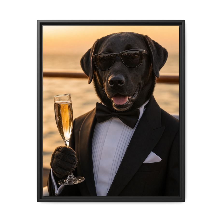 Framed 24x30 Black front