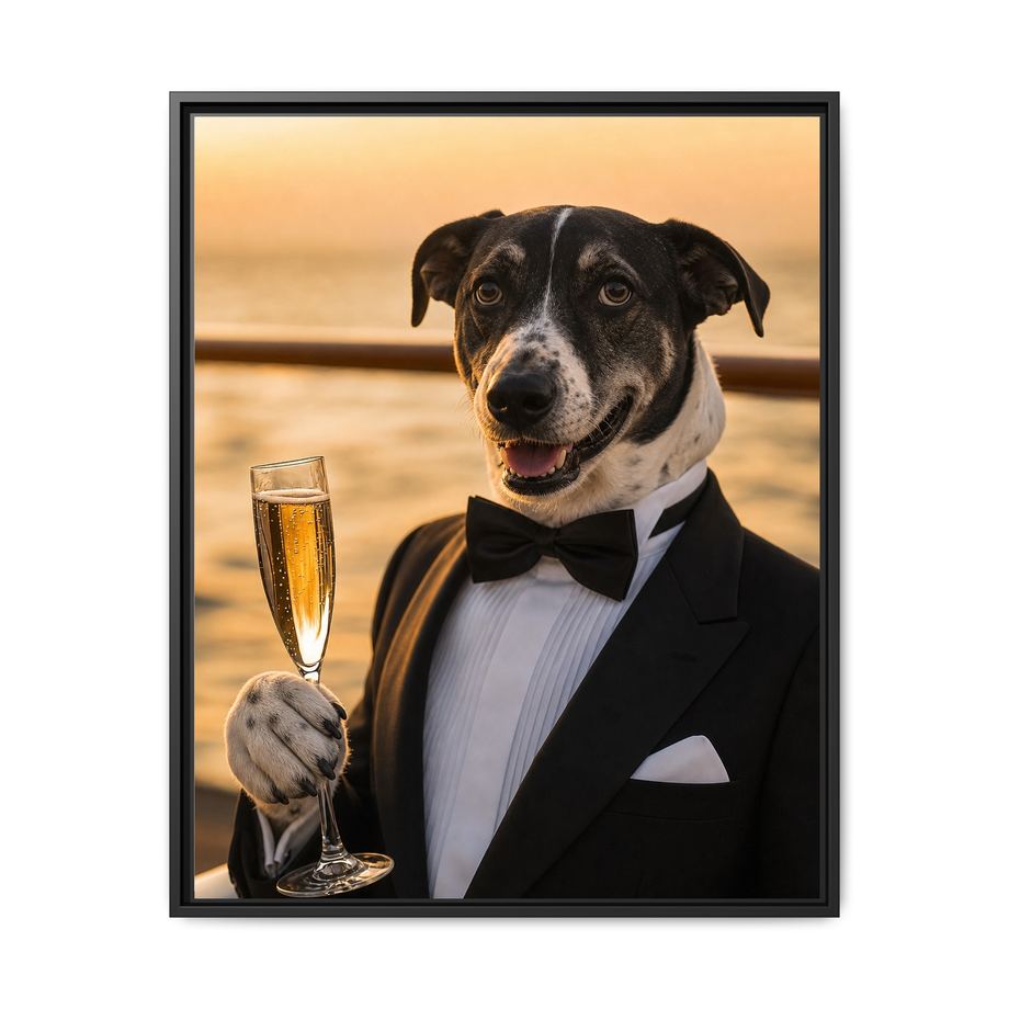 Framed 24x30 Black front